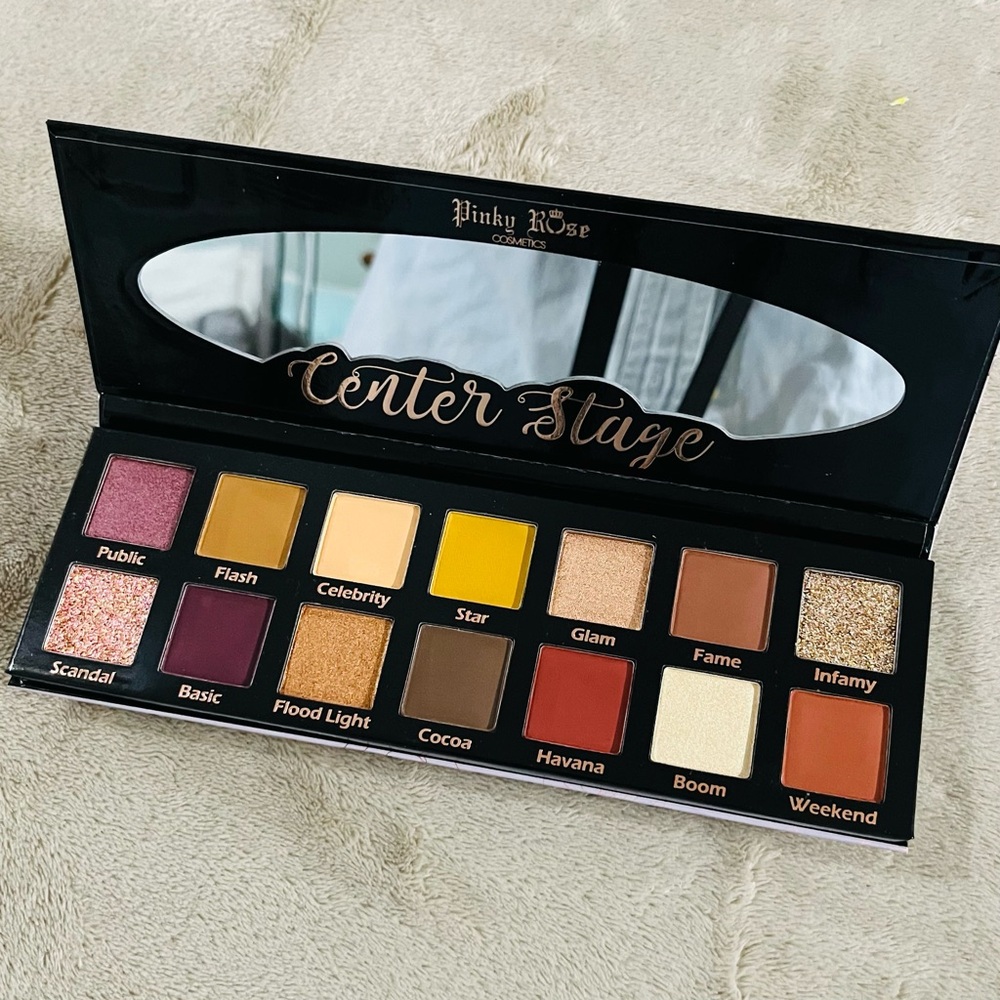 PINKY ROSE COSMETICS CENTERSTAGE EYE SHADOW PALETTE (NIB/Full Size) LTD. EDITION